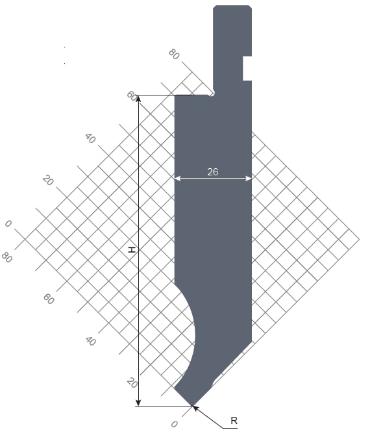 пуансон STP 017 90 R0.8 